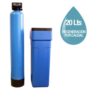 Claragua ablandador regeracion por caudal 20 litros